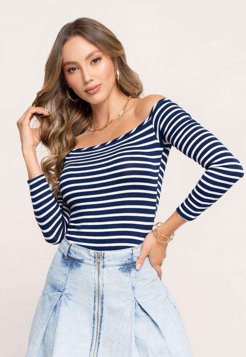 Blusa Mujer Azul Mp 104450