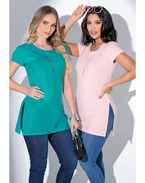 Blusón Mujer Palo De Rosa Mp 32998