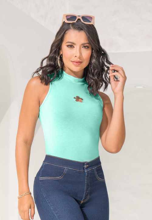 Blusa Exterior Verde Menta Mp 1653