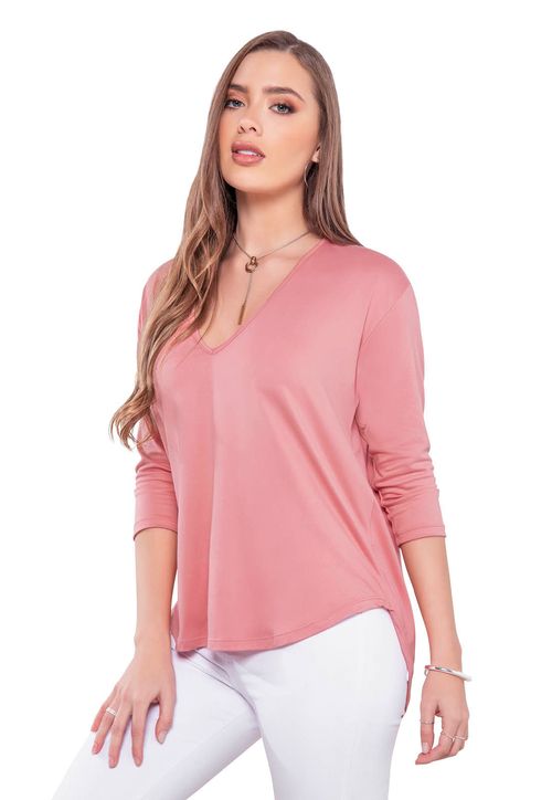 Camiseta Mujer Palo De Rosa Mp 16856