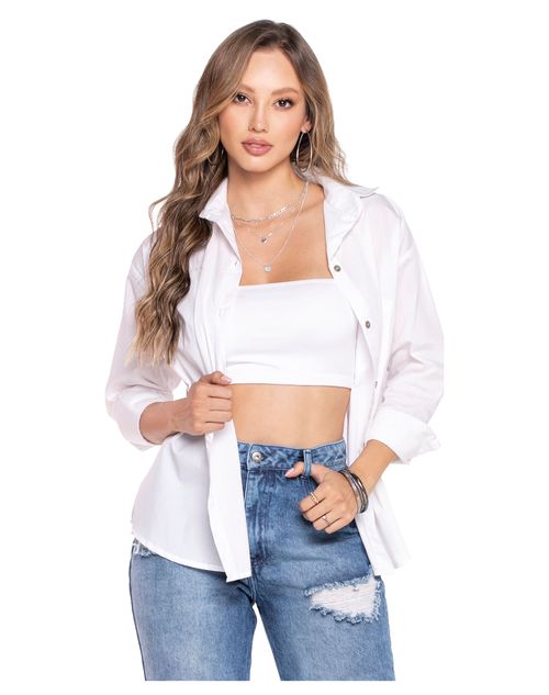 Camisa Mujer Blanco Mp 88879