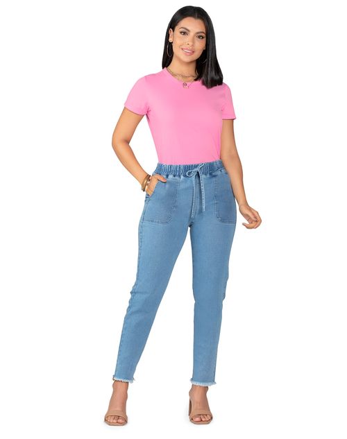 Jogger Mujer Azul Claro Mp 5339