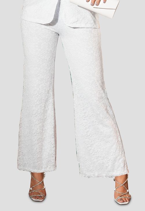 Pantalón Mujer Blanco Mp 105808