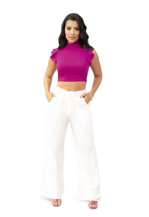 Pantalón Mujer Blanco Mp 4758