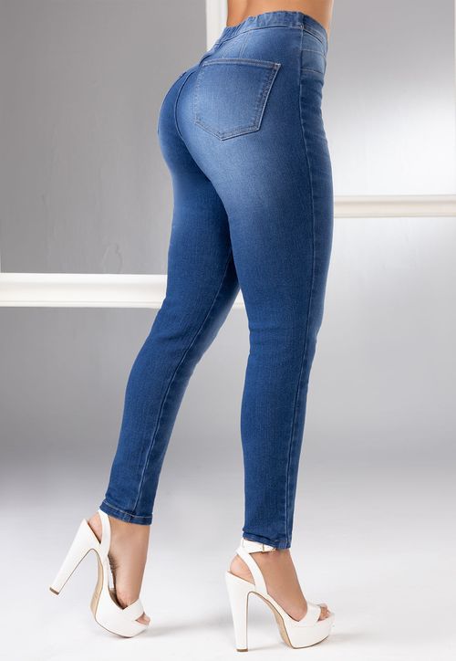 Jegging Mujer Azul Medio Mp 100396