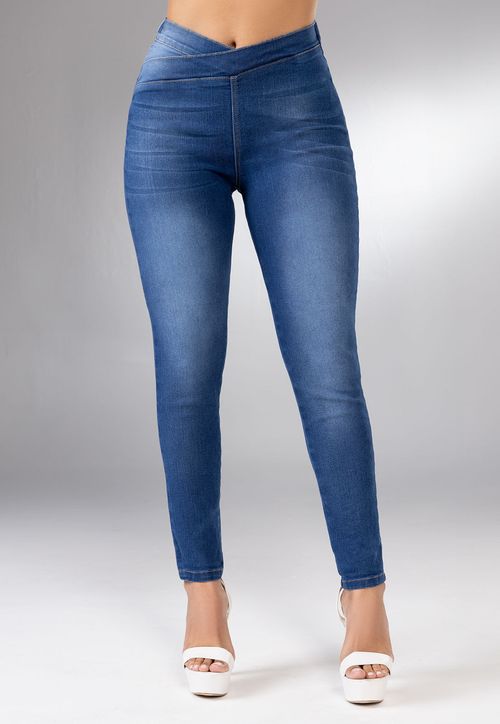 Jegging Mujer Azul Medio Mp 100396