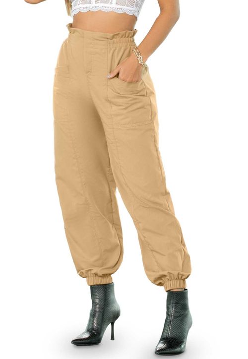Jogger Mujer Beige Mp 101930