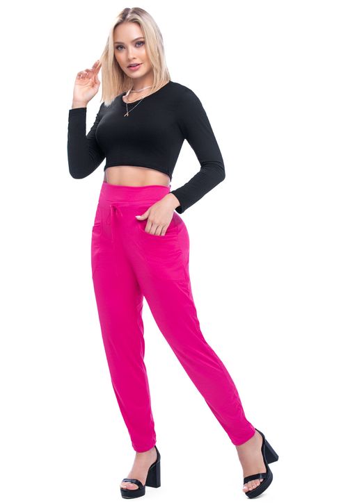 Pantalón Mujer Fucsia 32697