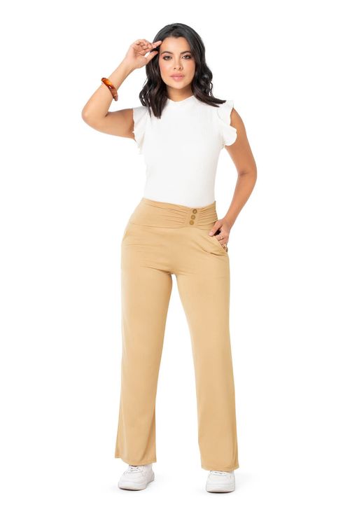 Pantalón Mujer Caramelo Mp 86925