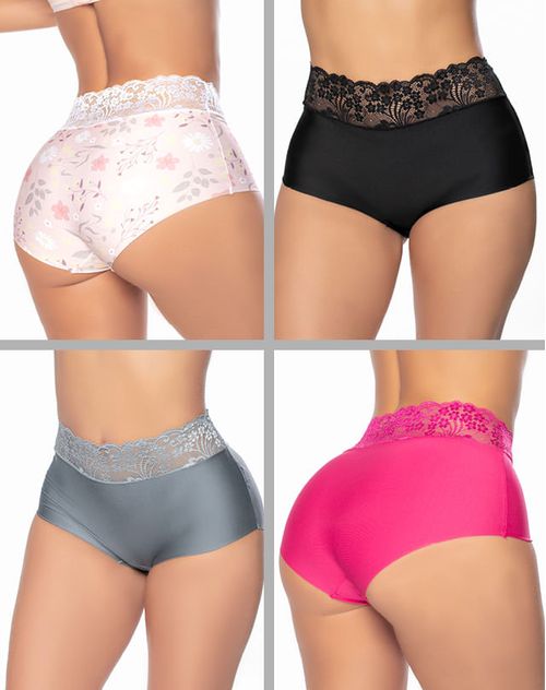 Cachetero Paq X4 Mujer Multicolor FI 7322