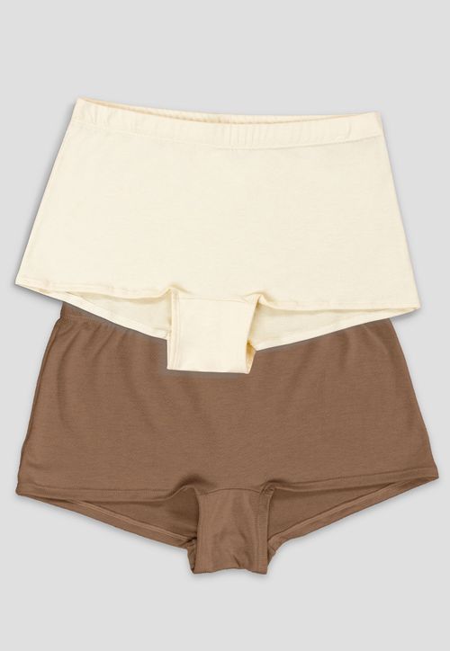 Bóxer Paq X2 Mujer Bicolor Fi 107937