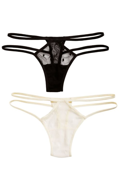 Brasilera Paq X2 Adulto Negro/Marfil Fi 92335