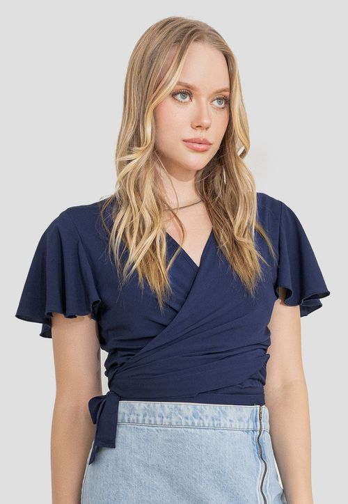 Blusa Mujer Azul Navy Rutta 106887