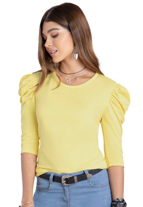 Camiseta Mujer Amarillo Rutta 77581
