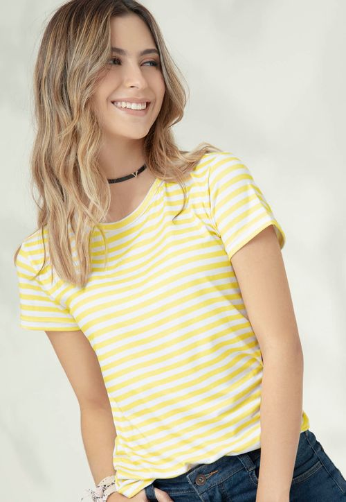 Camiseta Mujer Amarillo Rutta 32852