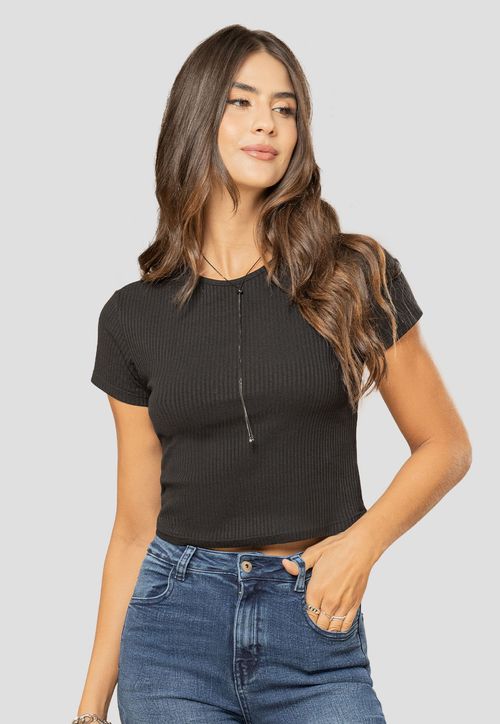 Camiseta Mujer Negro Rutta 104496