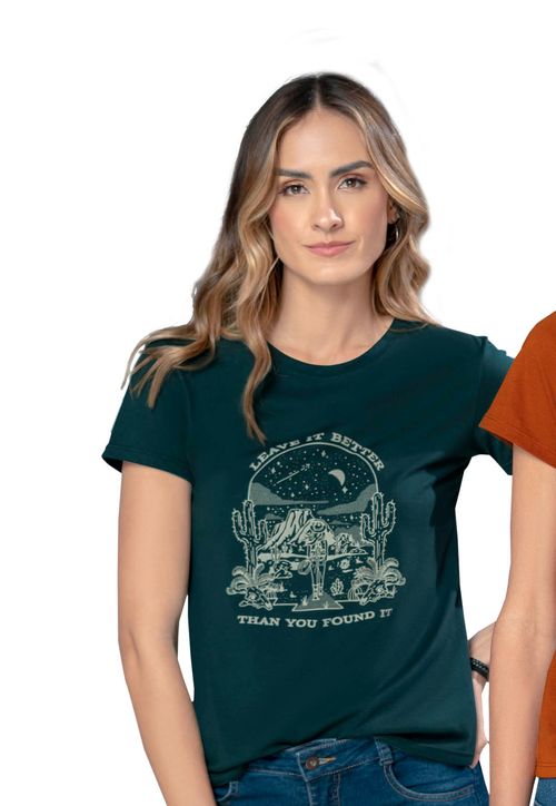 Camiseta Mujer Verde Botella Rutta 4795