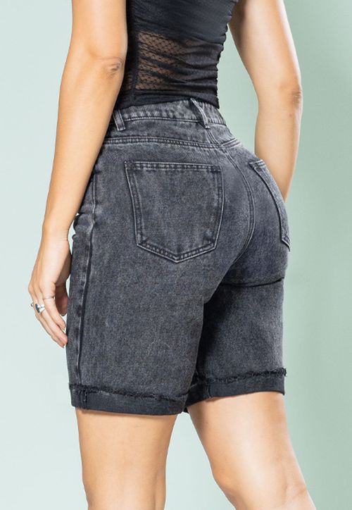 Bermuda Mujer Negro Rutta 106279
