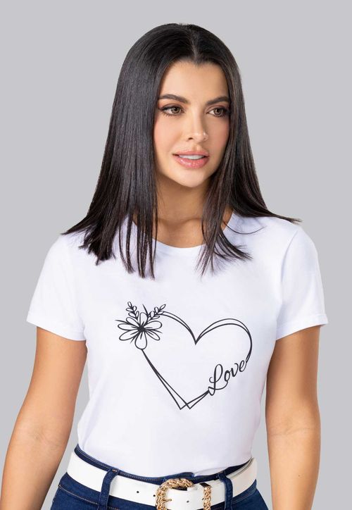 Camiseta Mujer Blanco Mp 102322