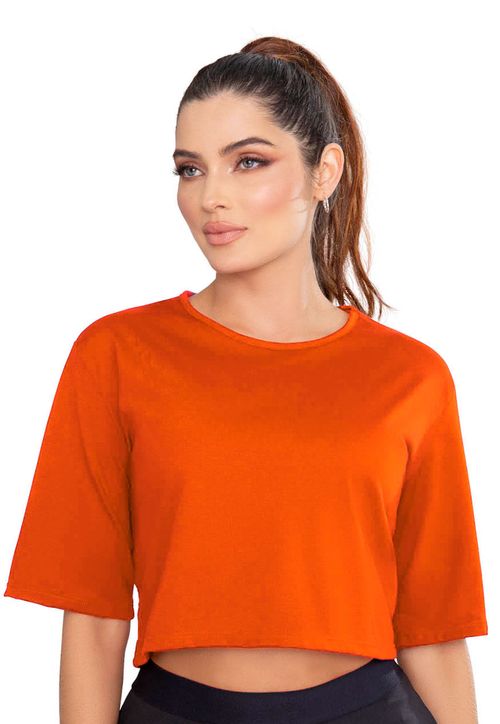 Camiseta Mujer Naranja Mp 89861