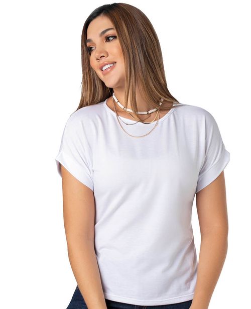 Camiseta Mujer Marfil Mp 9676