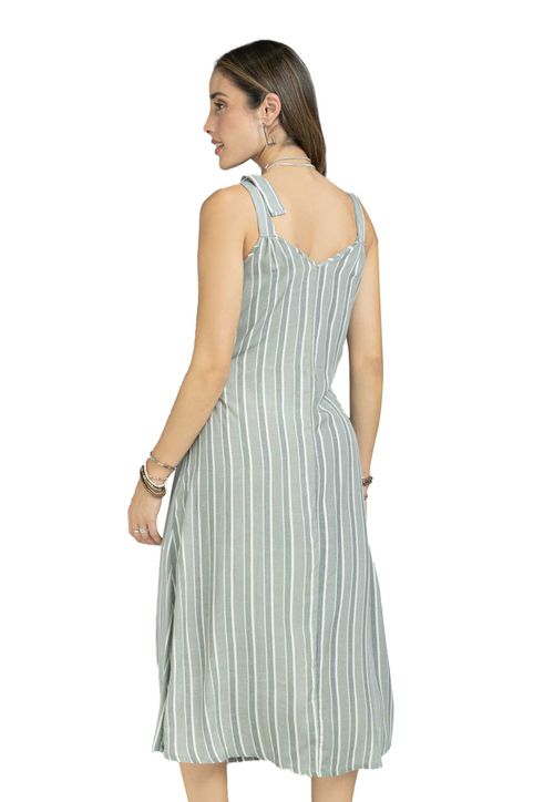 Vestido Largo Mujer Multicolor Rutta 3813