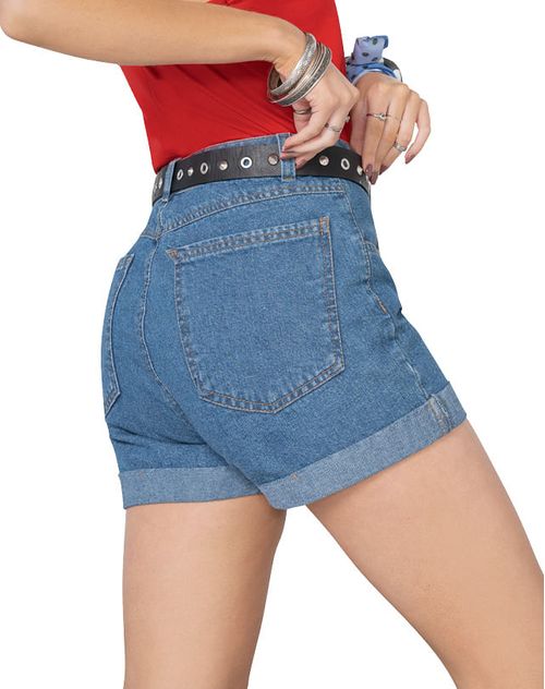 Short Mujer Azul Medio Rutta 78594