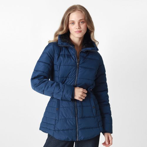 Chaqueta Cuello Acolchado Manga Larga