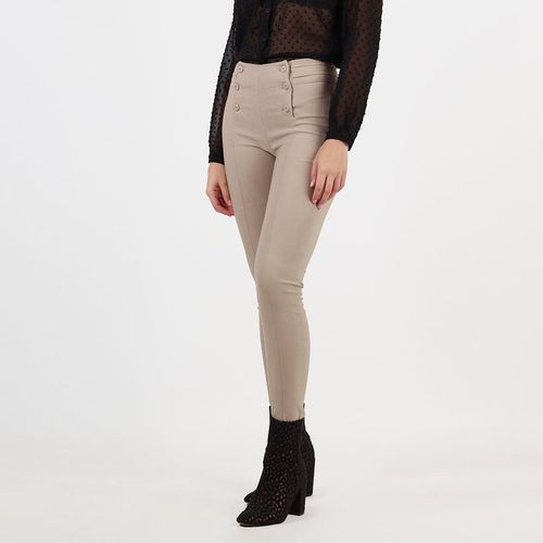 Pantalon tiro alto bota skinny