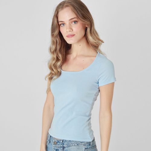 Camiseta Cuello Redondo Manga Corta
