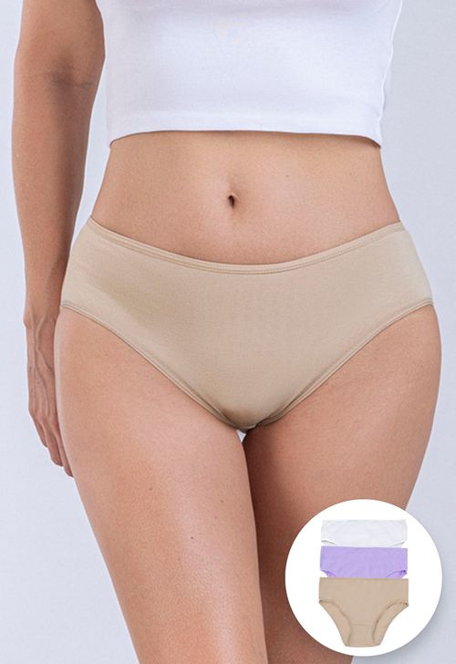 Panty Paq X3 Mujer Caramelo FI 96572