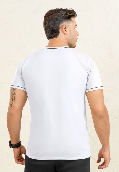 Camiseta Hombre Blanco Mp 107015