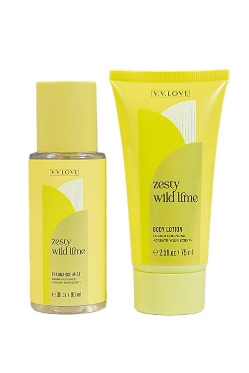 Set crema corporal 75ml + splash 90ml zetsy wild lime