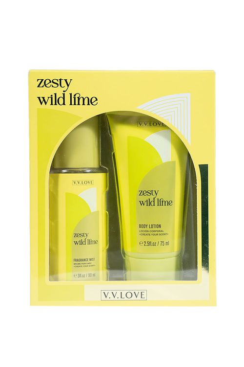 Set crema corporal 75ml + splash 90ml zetsy wild lime