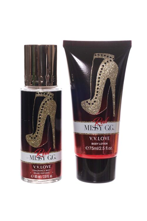 Set crema 75ml + splash 85ml missy g.g red