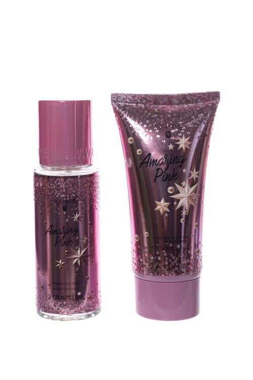 Set crema 75ml + splash 85ml amazing pink