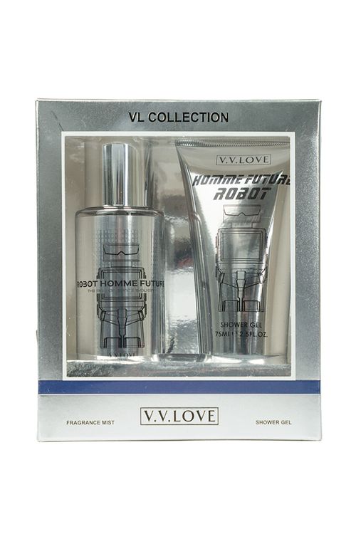 Set gel de baño 75ml + splash 90ml homme future robot
