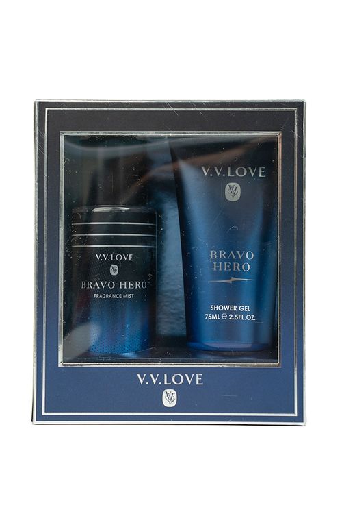 Set gel de baño 75ml + splash 90ml bravo hero