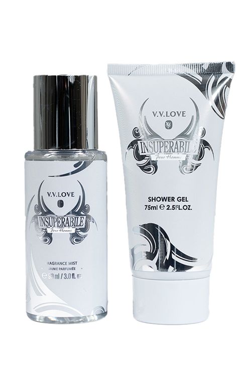 Set gel de baño 75ml + splash 90ml insuperabile pour homme