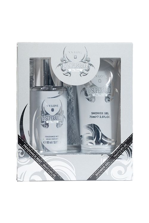 Set gel de baño 75ml + splash 90ml insuperabile pour homme