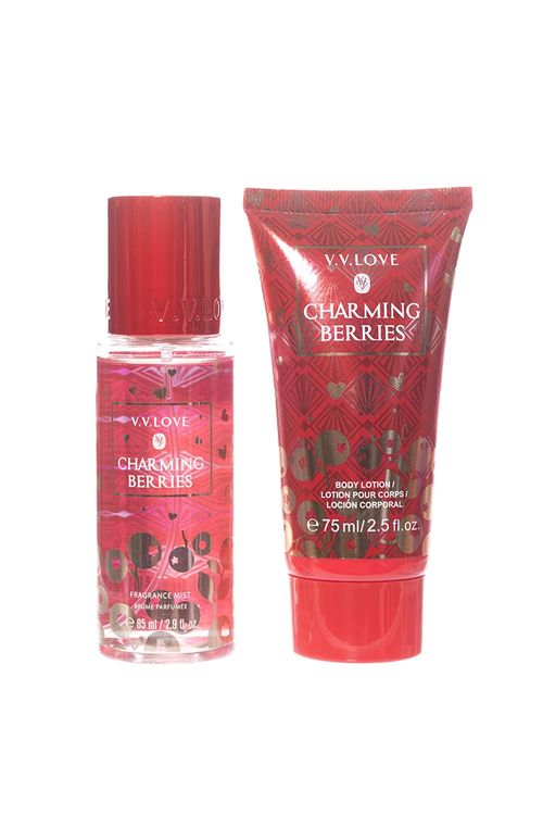 Set crema 75ml + splash 85ml charming berries