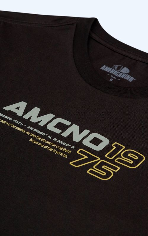 Camiseta básica estampada para hombre