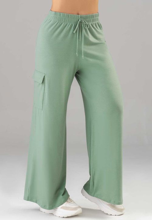 Pantalón Sudadera Mujer Verde FI 8618