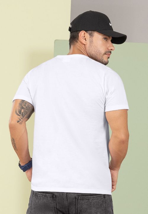 Camiseta Hombre Blanco Mp 105408