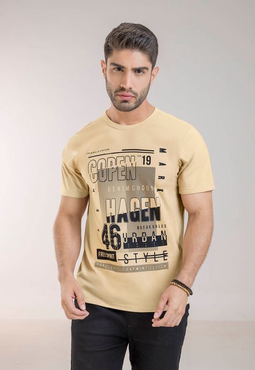 Camiseta Hombre Caramelo Mp 6452