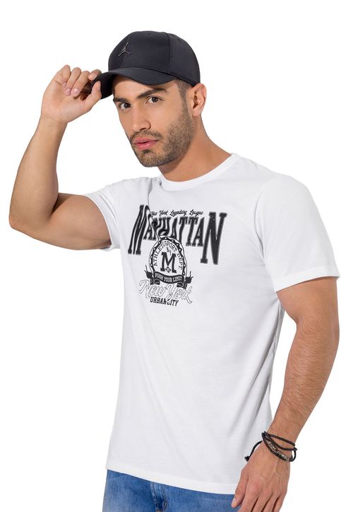 Camiseta Hombre Blanco Mp 2139