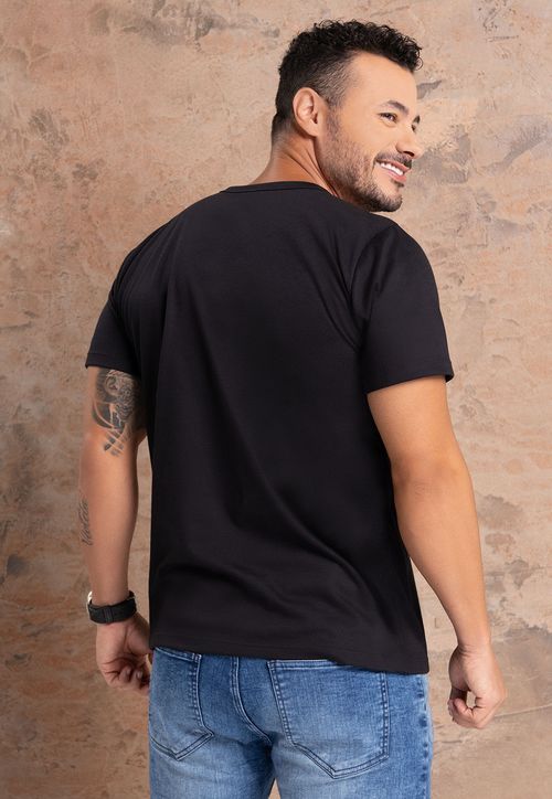 Camiseta Hombre Negro Mp 101746