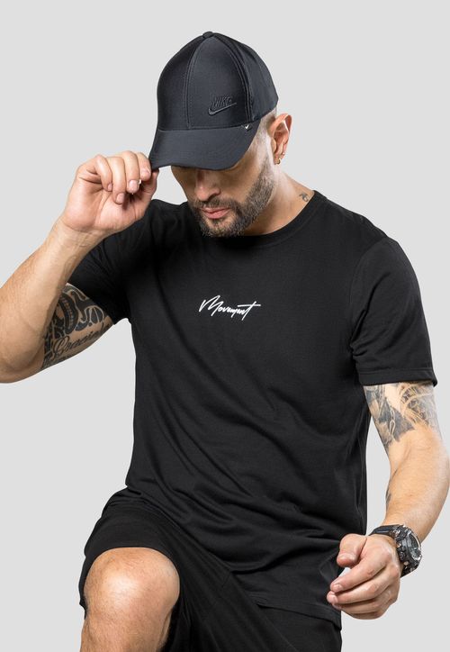 Camiseta Hombre Negro Mp 100495