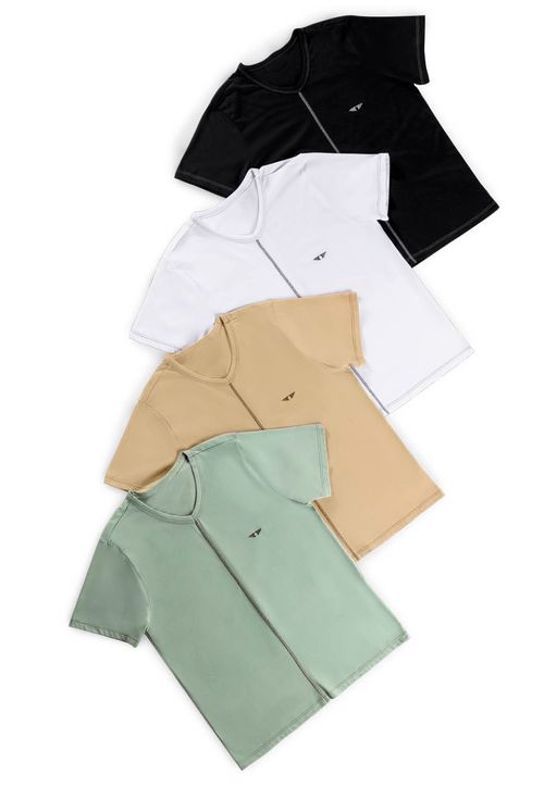 Camiseta Hombre Verde Oliva Mp 6448