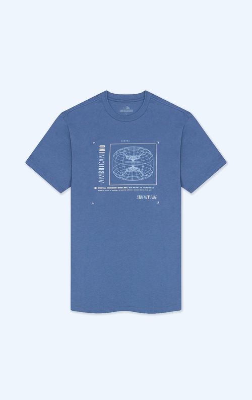 Camiseta básica estampada para hombre